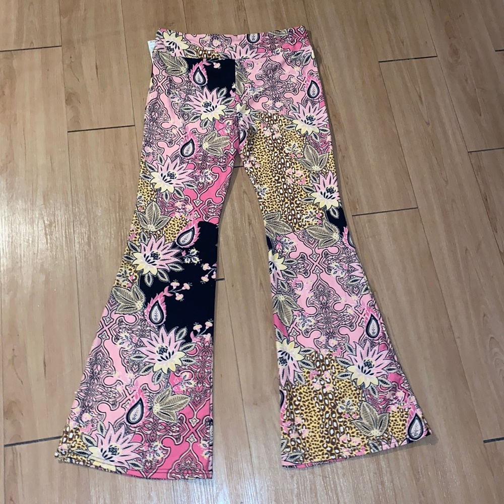 Floral Flare Pants
